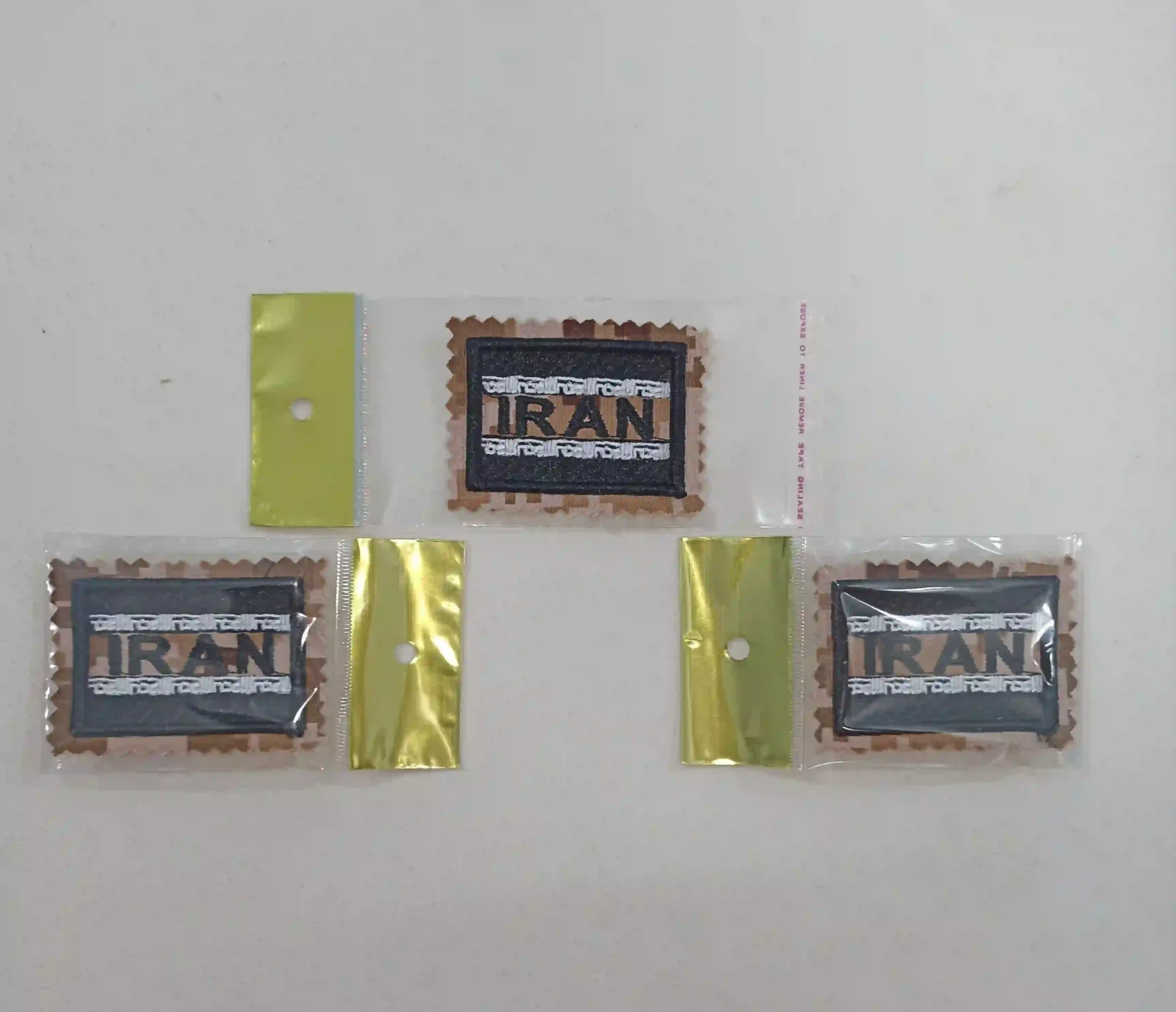 parcham_iran_koochak_ba_neveshte_IRAN_parche_dijital_khaki